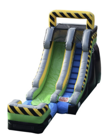 15' Caution Water Slide   