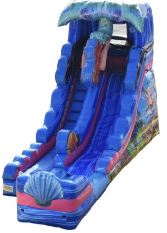 16' Mermaid Water Slide 