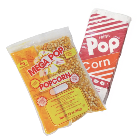 Additional Popcorn Supplies (50 Servings) 