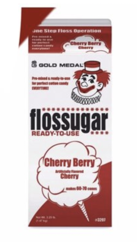 Additional Cherry Flavor Floss for Cotton Candy Machine