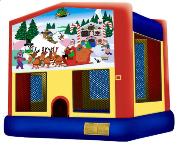 Module Bounce House Christmas Theme