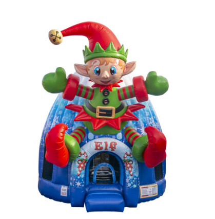 Elf Christmas Bounce House Rental