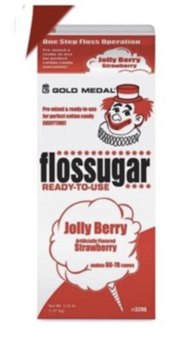 Additional Strawberry Flavor Floss for Cotton Candy Machine