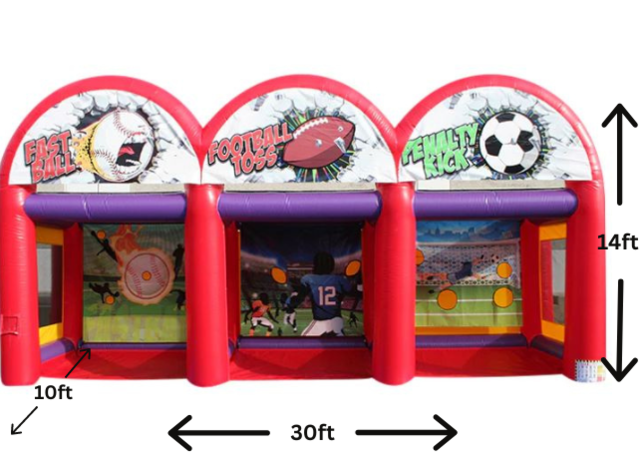 Triple Threat Sports Game Rental 