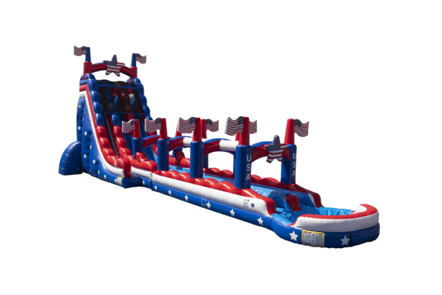 27' Freedom Reins Water Slide Plus Slip N Slide 