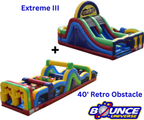 100' Mega Obstacle Course Rental 