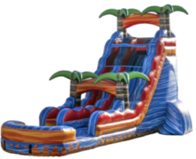 20' Tropical Inferno Water Slide