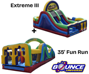 95' Fun Run Obstacle Course Rental 