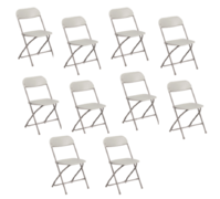 Adult Beige Chairs - Bundles of 10