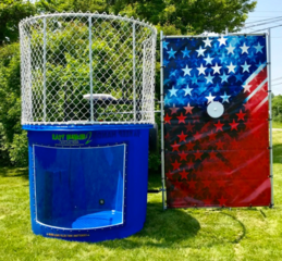 American Flag Dunk Tank Rental