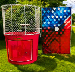 American Flag Red Dunk Tank 