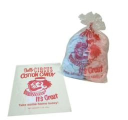 Cotton Candy Bags Pack of 100