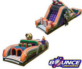 Halloween Extreme Radical 65' Obstacle Course Rental 