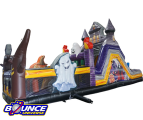 Haunted Castle Double Lane Obstacle Course
