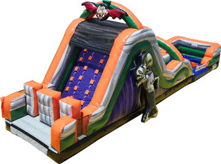 Halloween Rock Wall and Slide 