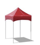 5 x 5 Pop Up Red Canopies