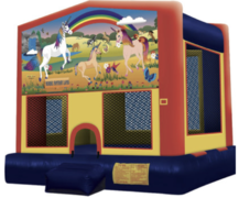 Module Bounce House Unicorn Theme
