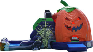 Pumpkin Combo Bounce House Rental