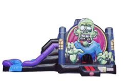 Scary Zombie Combo Bounce House (Dry)