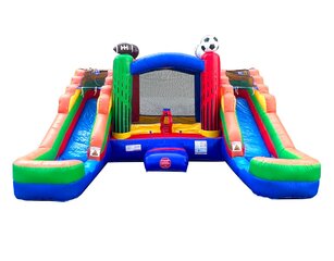 Sports Bounce House Dual Slide Rental