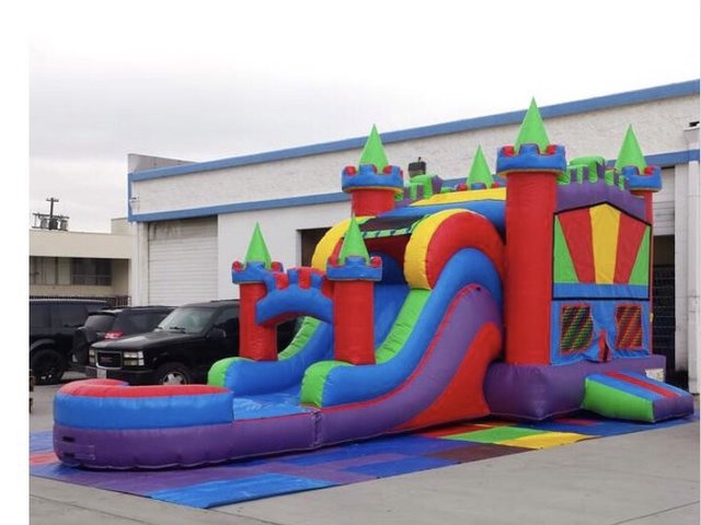 Exotic Castle Wet Combo | Bounce Universe Party Rentals, LLC | water ...