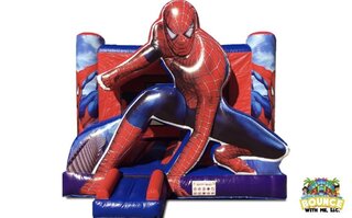 Spider Man Bounce House  13 Feet Tall ages 10 & under 
