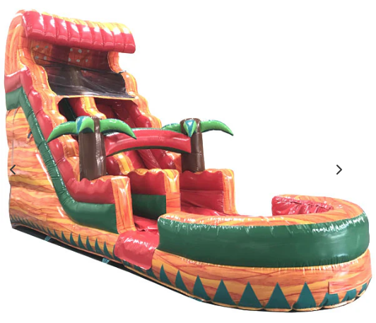 18ft  Red Waterslide