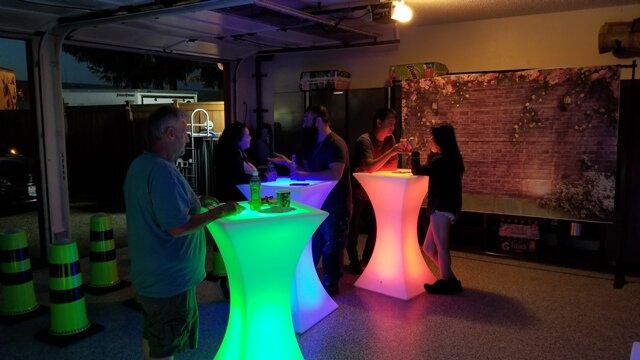 LED party furniture rentals