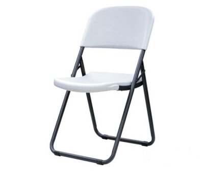 white folding chairs for rent