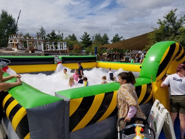 Foam Party, caution pit rental