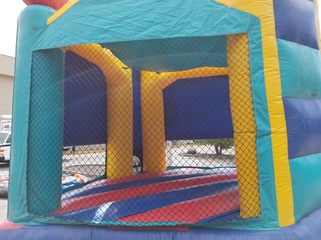 Inside Looney Tunes Inflatable bounce house rental
