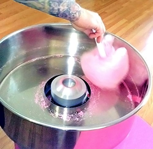 making cotton candy