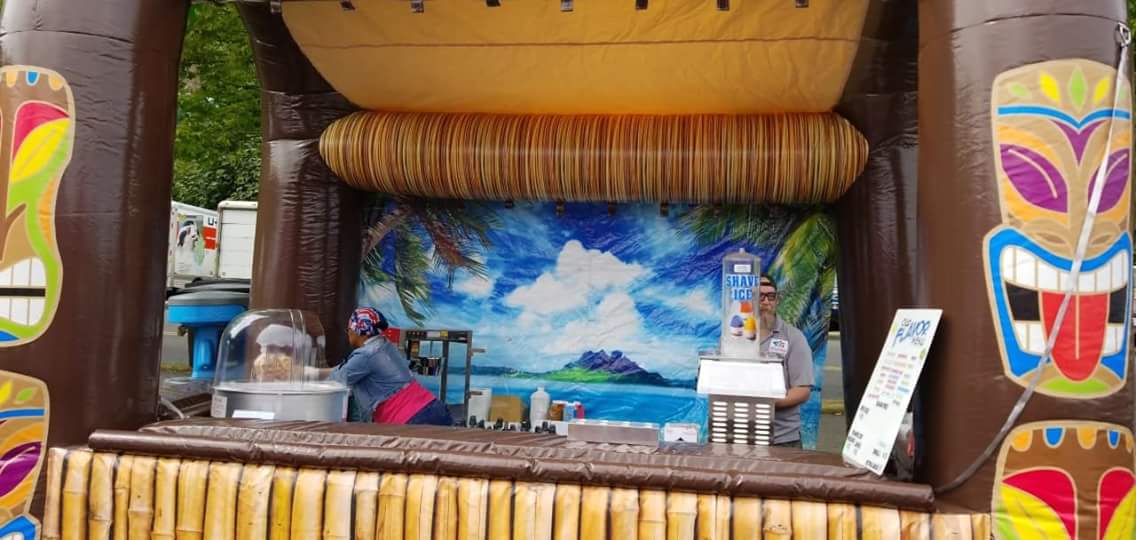 inflatable tiki bar for sale