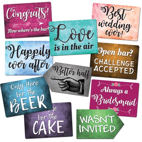 Wedding Prop Signs