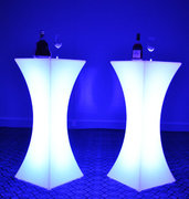 LED Light Changing Cocktail Tables