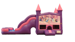 Pink Castle Water Wave Slide Combo