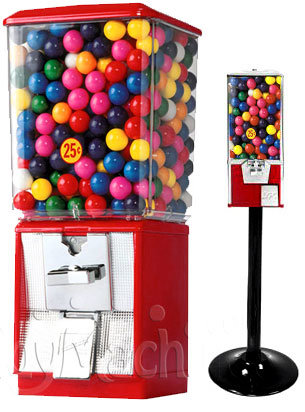 Gumball Vending Machine Square with 50 tokens & gumballs