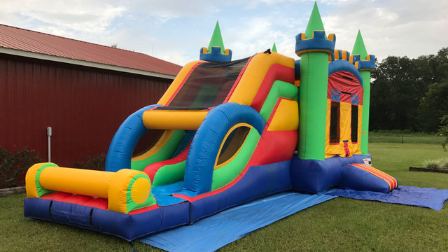 bounce house with slide rentals