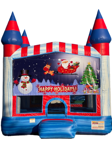 Happy Holidays Bounce House
