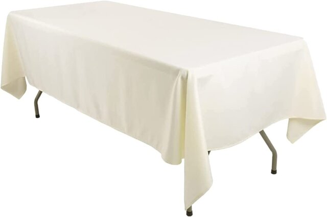Ivory Table Cloth - (6' Tables) 