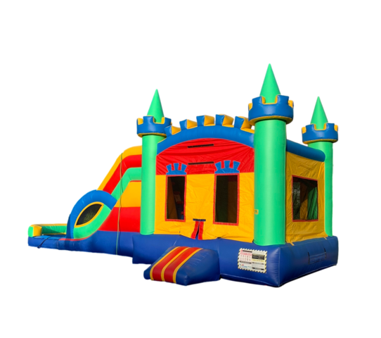 Medieval Castle Bounce House Combo (Wet)