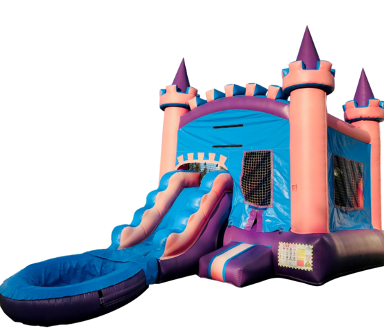 Princess Bounce House Combo Unit (Wet)