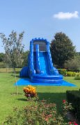 <b><font color=blue><b>24 ft. Blue Wave Single Lane W/Stopper (Dry)</font><br><small>Best for ages 8+<br> <font color=red>Space Needed 45 L x 25 W x 24 H</font></b></small>