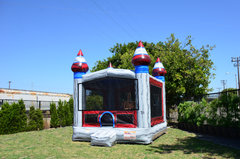 <b><font color=blue><b>Titanium Bounce House w/Basketball Hoop Inside</font><br><small>Best for ages 4+<br> <font color=red>Space Needed 18 W x 18 D x 16 H</font></b></small>