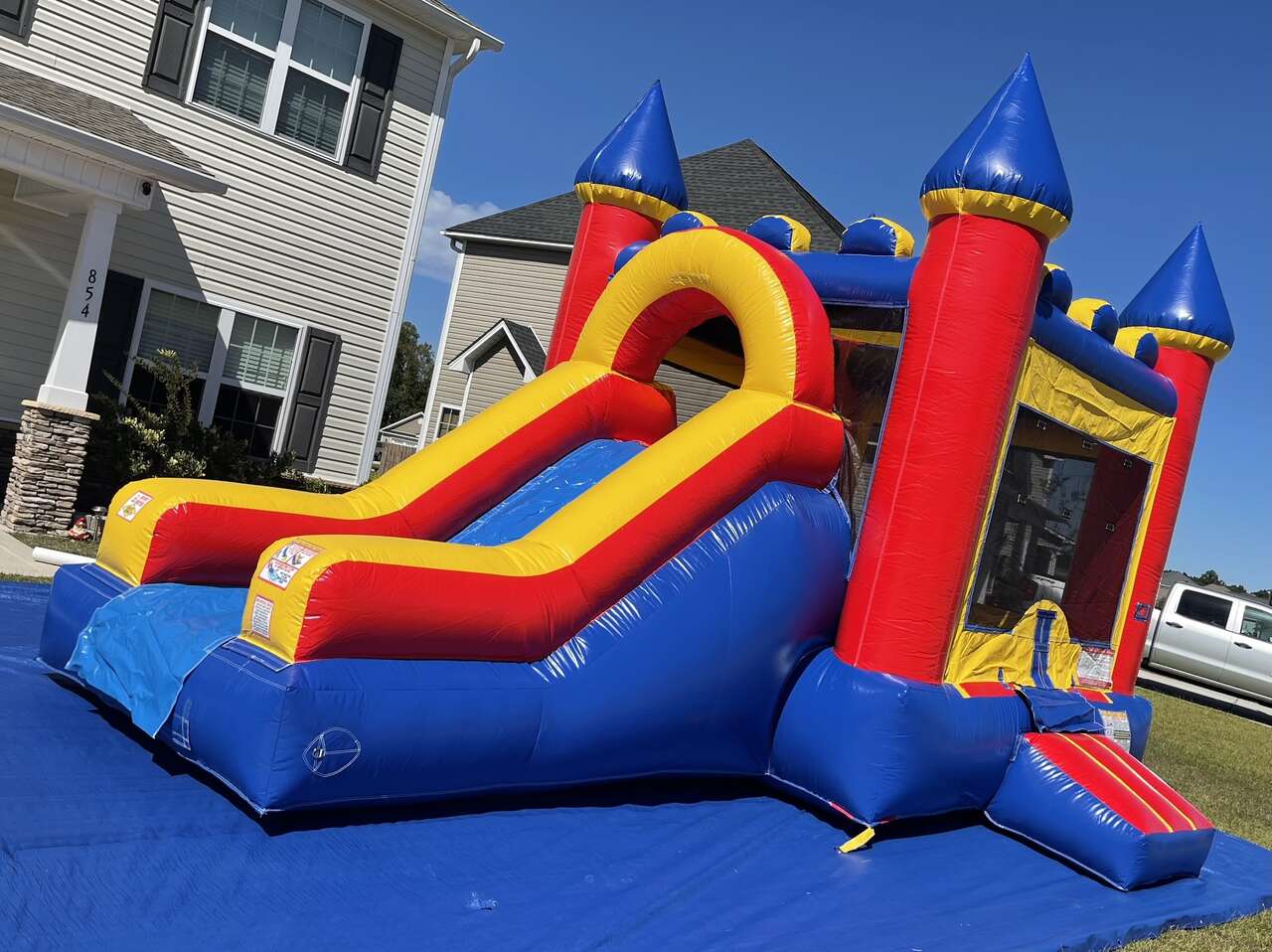 Bounce House Castle inflatable with slide