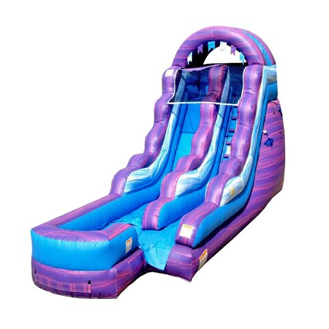 15 FT COTTON CANDY MEGA SLIDE