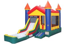 V-ROOF CASTLE COMBO WITH DETACHABLE POOL