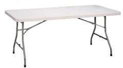 6FT WHITE TABLES