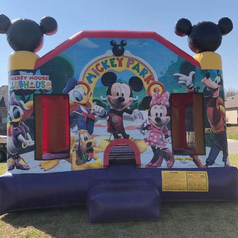 A Inflatable Mickey Mouse Fun Jump Rental