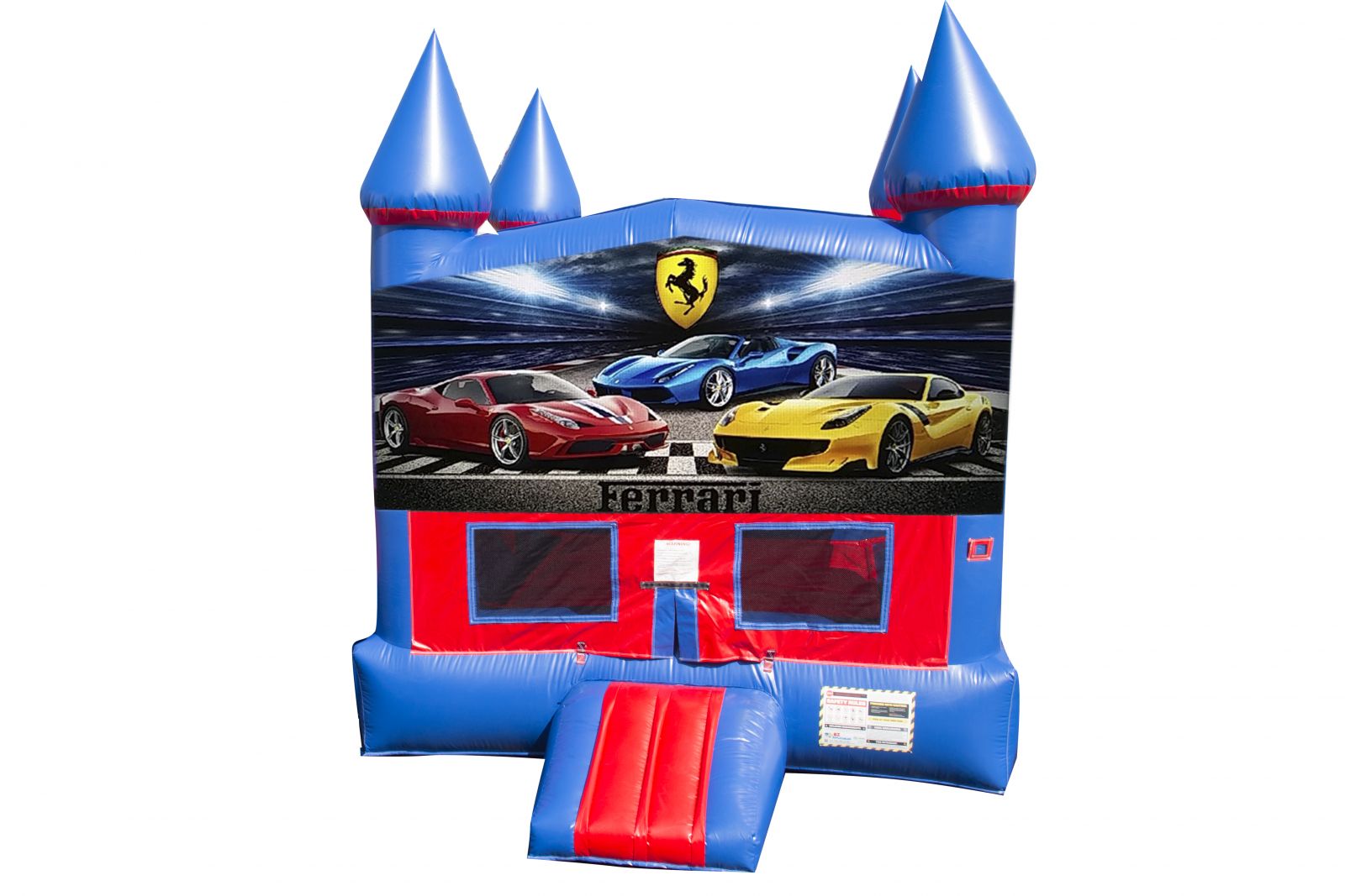 Ferrari Fun Jump Red and Blue